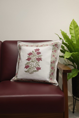 Handblock cushion cover|16×16