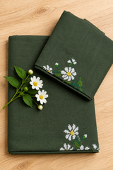 Bedsheets - Single Cross stitch embroidery bedsheets