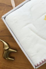 Premium embroidery towel set - set of 2