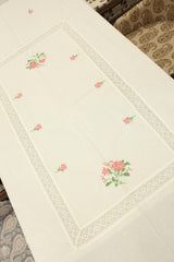 Table cloths - 6 seater cross stitch embroidery