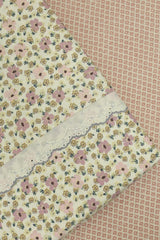 Bedsheets - King soft cotton lace bedsheets majestic Ziva