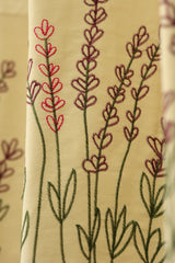 Curtain - opaque embroidery cruatins