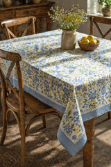 Table cloths - 4 seater printed table cloth | 54 * 78 inch