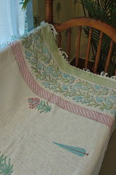 Sofa throw - Jute off white colour