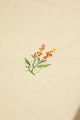 Table cloth - 6 seater cross stitch embroidery