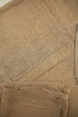 Pure Chikankari Salwar suit - Unstitched