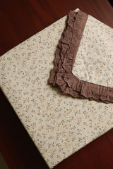 Bedsheets - Premium King soft cotton lace bedsheets majestic