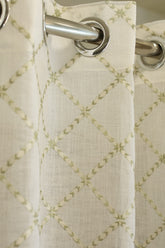 Curtains - Premium embroidery sheer curtains meraki