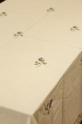 Table cloth - 6 seater cross stitch embroidery
