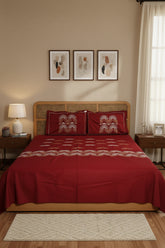 Bedsheets - King Machine embroidery bedsheets MEK