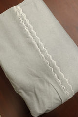 Plain single Dohar / Blanket lace