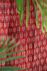 Fabrics - pintuck Handblock kurti cotton