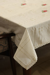 Table Cloth Cross Stitch embroidery - Onam