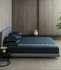 Bedsheets-Premium machine embroidered bedsheets