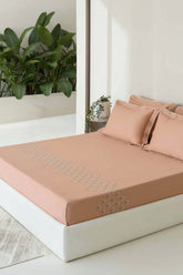 Bedsheet- King Machine Embroidery Bedsheet MEK (san-ench)