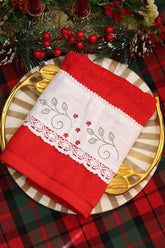 Towels : Embroidery Turkey towels Xmas edition