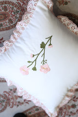 Cushion covers - Embroidery pink Petal