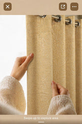 Curtains - Jacquard self printed curtains opaque