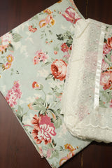 Bedsheets - King anokhi print lace bedsheets