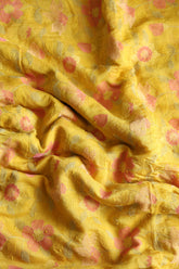 Fabrics - Chanderi embroidery kurti fabric