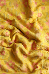 Fabrics - Chanderi embroidery kurti fabric