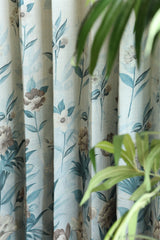 Curtains English floral printed curtains (sheer and opaque) prebooking