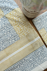 Bedsheets - Super king Mugal premium handblock cotton bedsheets