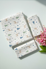 Vintana Queen Size Soft Cotton Flannel Bedsheet Set