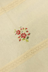 Table cloth - 6 seater cross stitch embroidery