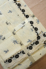 Bedsheets - Premium King soft cotton lace bedsheets majestic