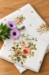 Bedsheets - King premium soft cotton bedsheet Digital Print DD(Vatika)