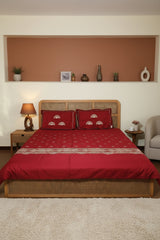 Bedsheets - King premium Machine Embroidery Bedsheet