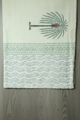 Handblock waffle towel 30*60 inches