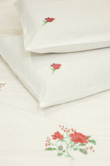 Bedsheets - Queen premium cross stitch embroidery bedsheets
