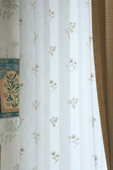 Premium Embroidery Sheer Curtain - Amelia