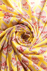 Fabrics - Satin Modal Handblock fabric kurti offer sale