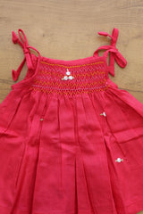 Kids smocked dress 0-3 month