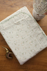 Bedsheets - Premium King soft cotton lace bedsheets majestic