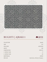 Upholstery fabrics -Ajrakh(Bughti)