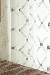 Premium Embroidery Opaque Curtains - Charlotte