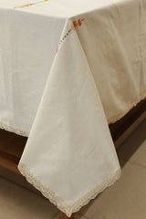 Table cloth embroidered -4 Seater