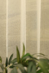 Curtains - Premium embroidery sheer curtains wider width off white shade prebooking