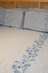 Bedsheet- Machine Embroidery Bedsheet MEQ