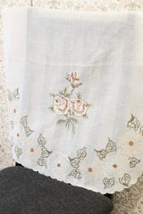 Chair / Sofa back - Embroidery floral