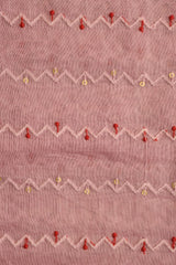Fabrics - Chanderi embroidery kurti fabric