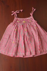 Kids smocked dress 0-3 month