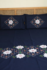 Bedsheets - King Machine embroidery bedsheets MEK