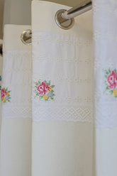Curtains - Cross stitch embroidery curtain