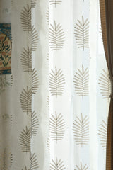 Premium Embroidery Sheer Curtain – Zinnia