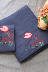 Bedsheets - Single Cross stitch embroidery bedsheets